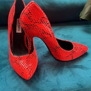 Steve Madden Snake Print Heels